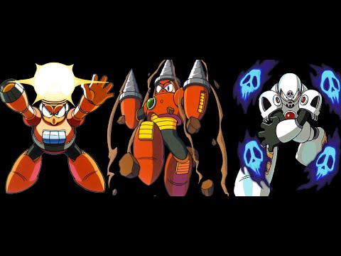 Mega Man 4 Voyage Blue version: Part 2! (Bright, Drill, & Bon- I mean Skull)
