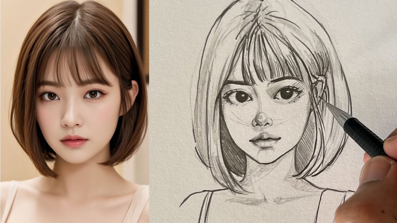 The Easy Way to Draw Faces Using a Reference Photo