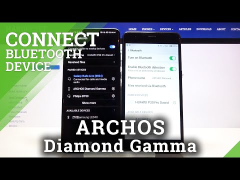 How to Connect Bluetooth Devices with Archos Diamond Gamma – Create Bluetooth Pair
