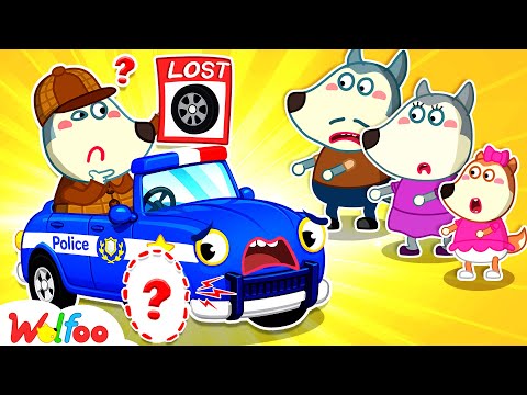 NEW | Detective Wolfoo 🕵️ Where is my Wheel? - Funny Stories | Wolfoo Channel | Kids Cartoon