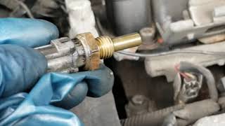 2010 TOYOTA HIGHLANDER COOLANT TEMP SENSOR REPLACEMENT- PART 2