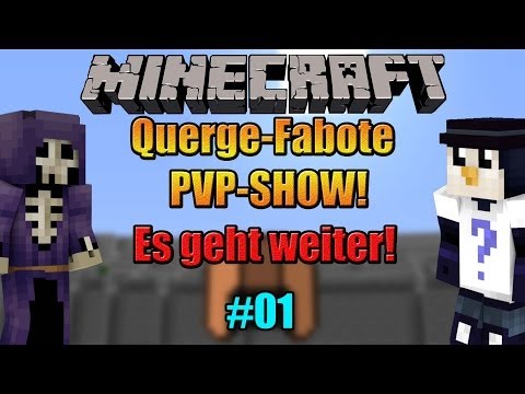 It goes on!  - Minecraft : Querge-Fabote PVP SHOW!  #01 |  Fabo