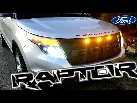 HOW TO INSTALL FORD RAPTOR GRILL - FORD EXPLORER