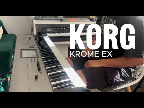 Korg Krome Ex Piano and Organ Presets - No Talking