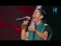 Namaga ma sanga/ Rajesh Payal Rai singing his papular song on the stage of voice/ The voice season4