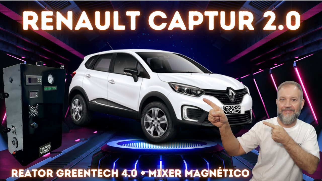 Instalação do Reator Greentech 4.0 + Mixer Renault Captur 2.0