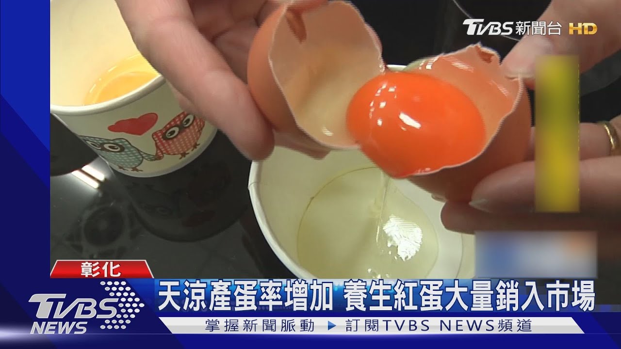 天涼產蛋率增加 養生紅蛋大量銷入市場