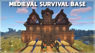 Minecraft: How to Build a Medieval Survival Base / House [Tutorial] 2020