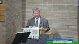 2024 11 28 Immanuel Lutheran Church Gaylord, MN
