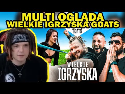 MULTI ogląda WIELKIE IGRZYSKA GOATS (BOXDEL, GOLA, IZAK, WARDĘGA, BLONSKY)