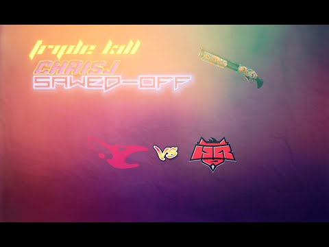 Triple kill from chrisJ vs. HR (Sawed-Off)  ECS Season 1 Qualifier
