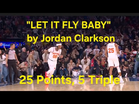 "Let it fly baby"-Clarkson#jordanclarkson 