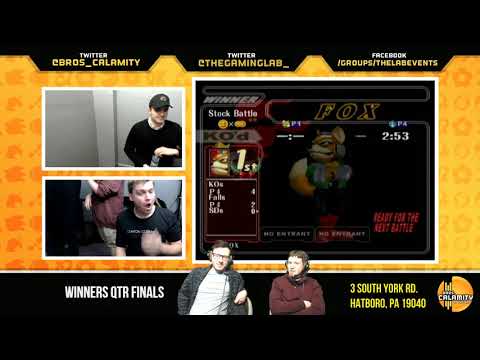 ROCKY | CtrlAltDefeat (Peach) vs NBR|SluG (Fox) - Winners Qtr Finals - SSBM Singles