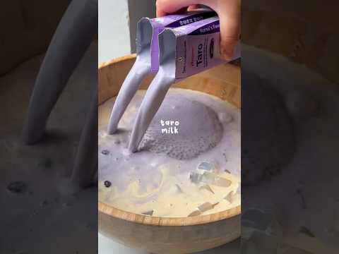 Making Refreshing Taro Sago ????