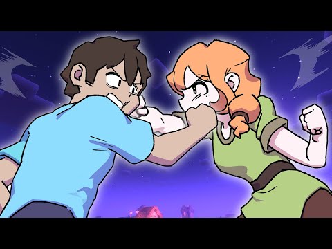 Steve VS Alex! Diamond Battle! [Minecraft Anime]