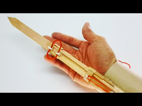 How to make a "Assassin's Creed Hidden Blade" with Popsicle stick