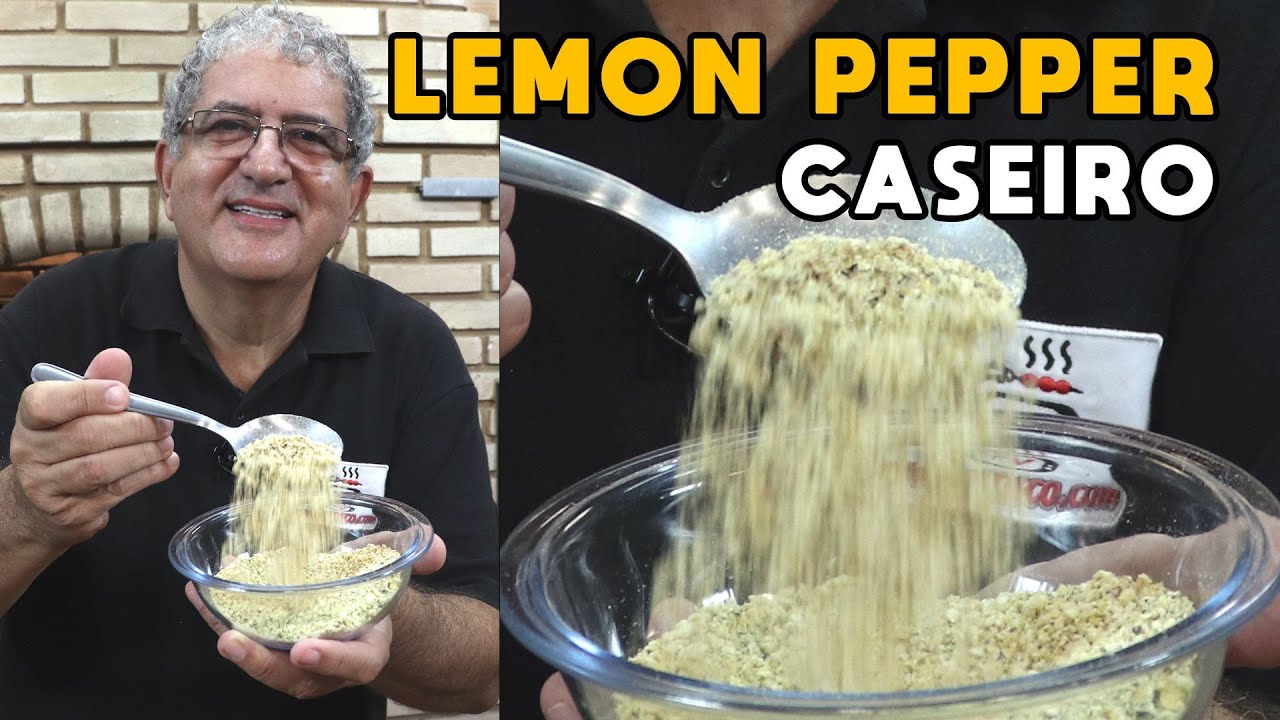 Como Fazer Lemon Pepper Caseiro - Tv Churrasco