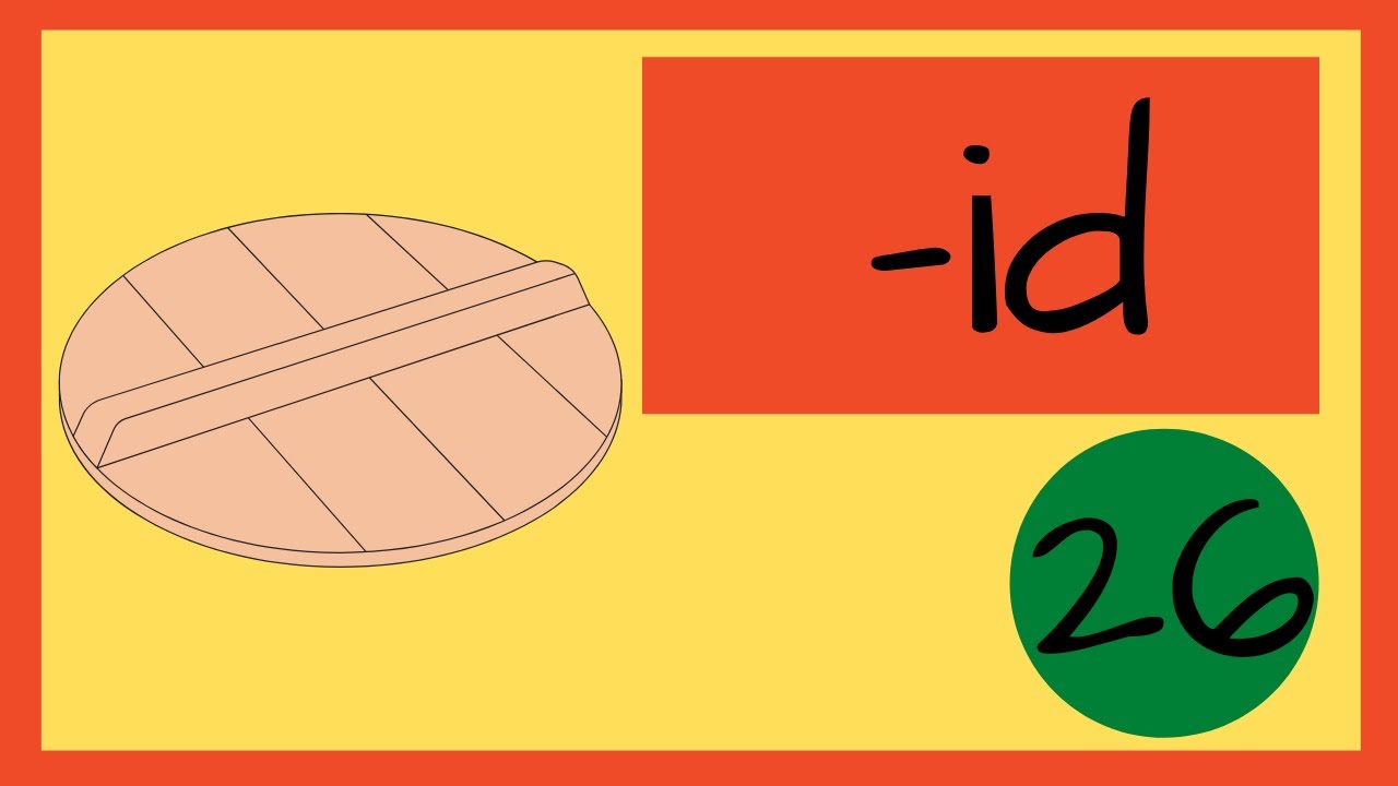 Word Families Set 26  id CVC words Phonics Teach Your Child To Read with Common Word Endings