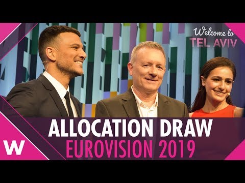 Eurovision 2019 Semi-Final Allocation Draw & Host City Insignia Handover Ceremony | wiwibloggs