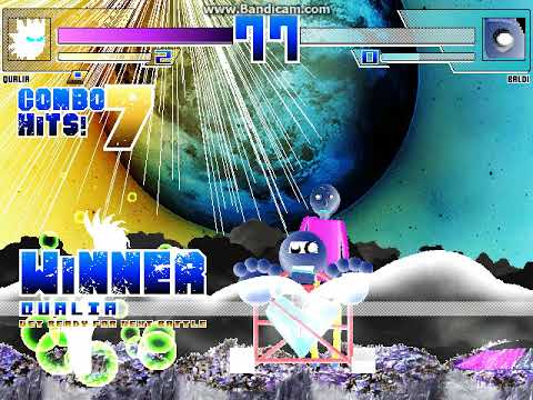 MUGEN battle #3120: Qualia vs Baldi