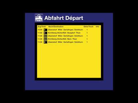 BLS/SBB Info/Abfahrten - in Aefligen