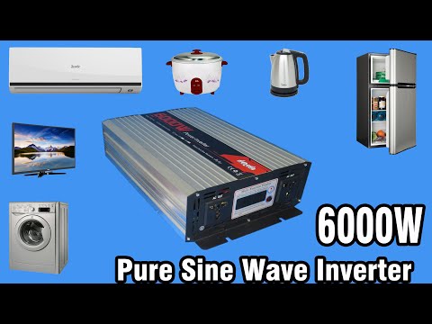 Review & Test 6000W Pure sine wave inverter from Banggood