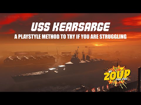 World of Warships Kearsarge Gameplay