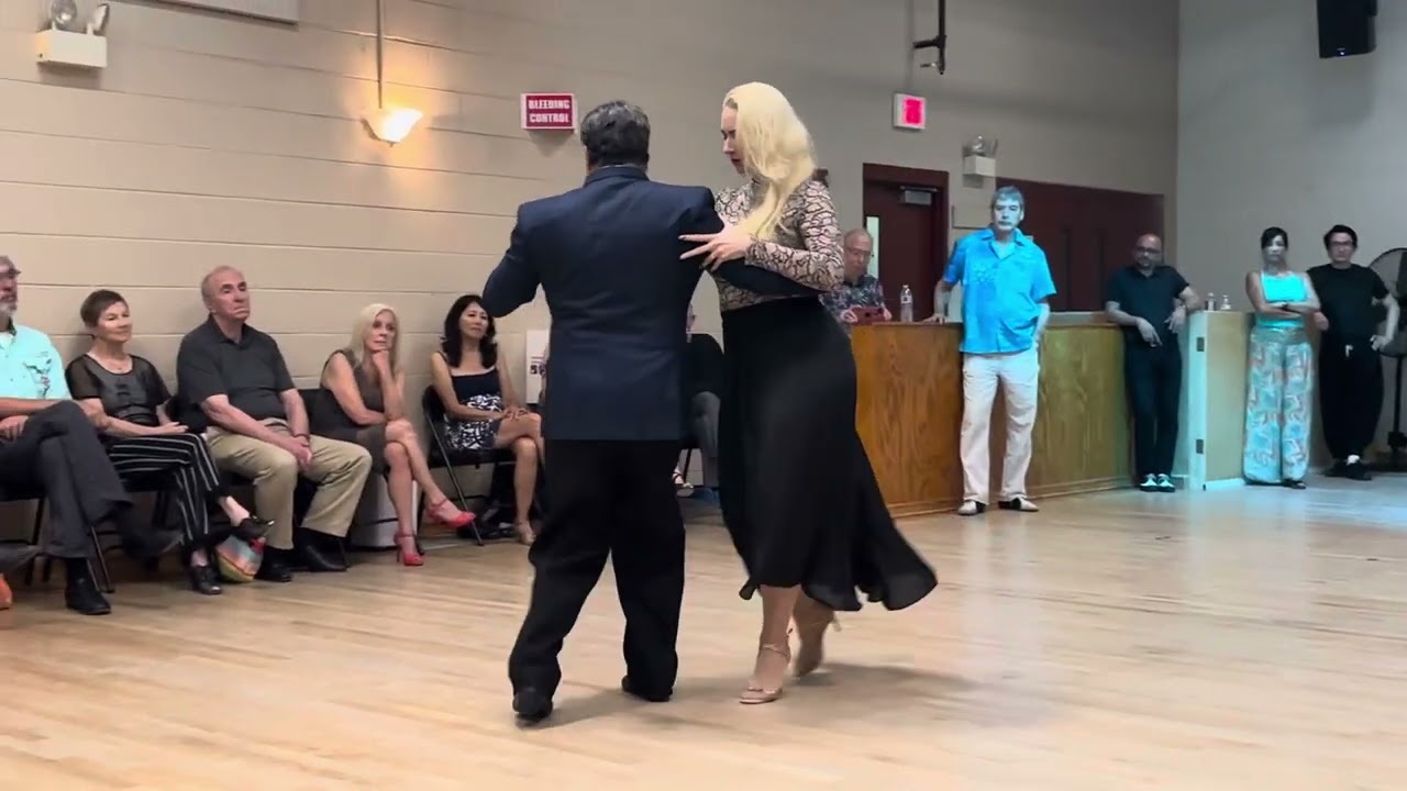 Claudio Villagra & Helena Fernández🪗Tango. Glen Echo Park. MD July 23, 2023