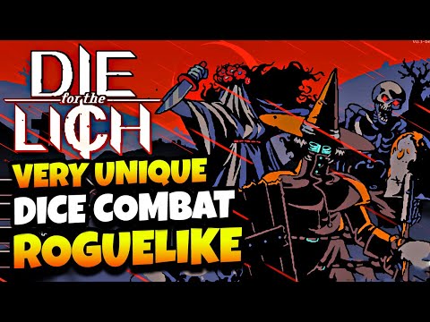 New UNIQUE Push-Your-Luck DICE COMBAT Game! | Die for the Lich