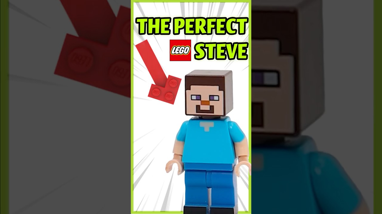 I FIXED This LEGO Minecraft Minifigure!!! #lego #minecraft #shorts #legominecraft