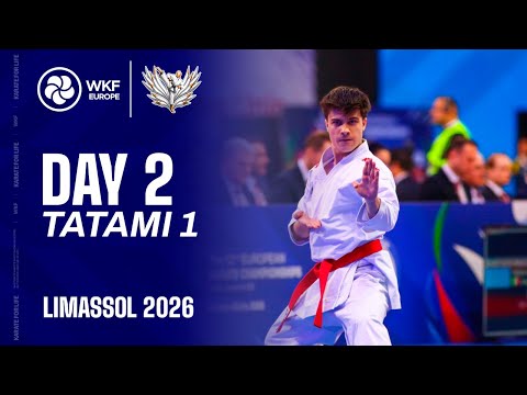 EKF KARATE  | Day 2 - Tatami 1 | EKF Cadet, Junior & U21 Championships Limassol