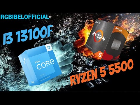 DIE BESTE CPU FÜR 100€! I3 13100F VS RYZEN 5 5500