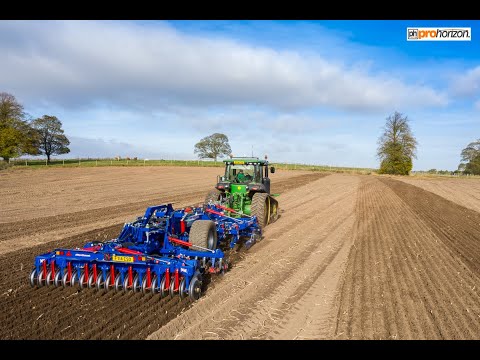 Philip Watkins Quad-Till and John Deere Crawler Tractor Cultivating