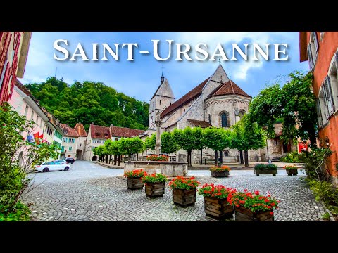 Saint-Ursanne is the hidden treasure of Jura 🇨🇭 Beautiful medieval Swiss town