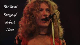 The Vocal Range of Robert Plant -- G2-C♯6