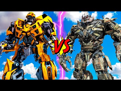 BUMBLEBEE VS MEGATRON - EPIC TRANSFORMERS BATTLE (AUTOBOT vs DECEPTICON)