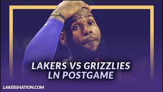 Lakers Discussion: Lakers Lose to Grizzlies, Bench Scores 7 points, Playoff Spot Slipping Away