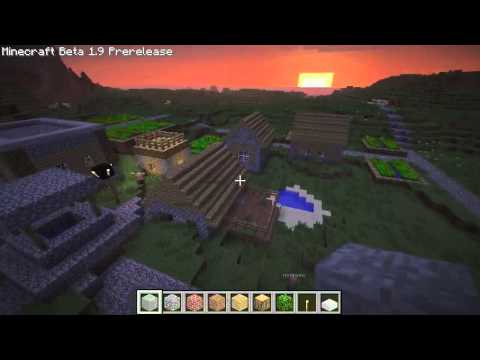Minecraft 1.9 Pre-release Tour (Village Monks and Biomes)