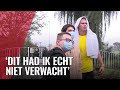 Jonge Ajax-fans zielsgelukkig door foto met Haaland