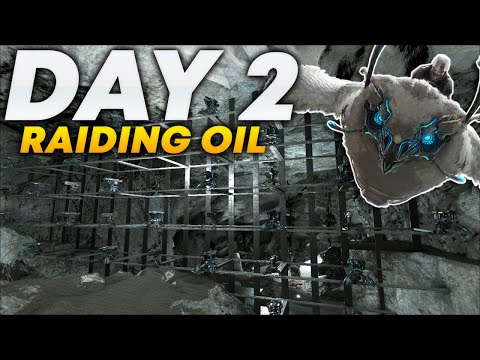 DUO Raiding A Rich Oil Cave Day 2! - Ark