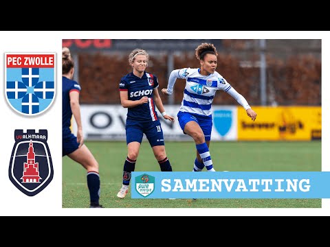 Samenvatting  PEC Zwolle Vrouwen - VV Alkmaar Vrouwen  | Vrouwen Eredivisie