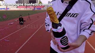 Gender reveal 2023 Champagne confetti cannon