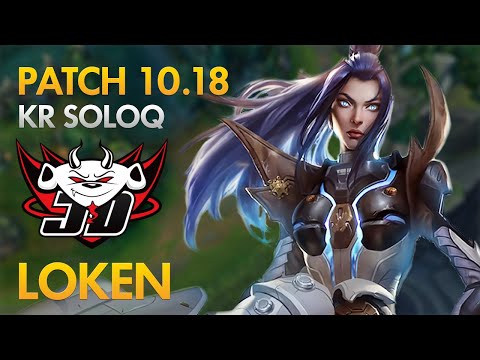 JD Gaming Loken - Bot Lane: Caitlyn vs Jhin - KDA 15/4/8