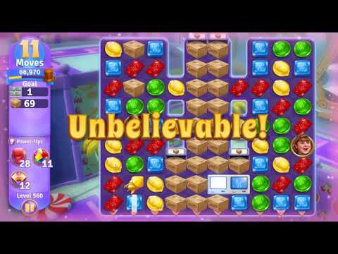 Wonka's World of Candy Level 560 NO BOOSTERS - A S GAMING ✔