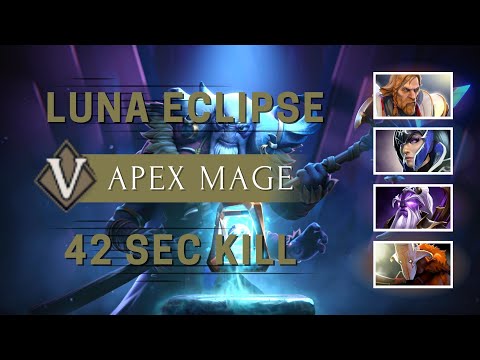 Aghanim's Labyrinth APEX MAGE | 4x Eclipse Deletes Boss (42 Seconds) World Record ?
