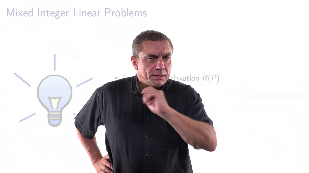 Discrete optimization: relaxation