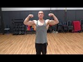 Arm day posing practice