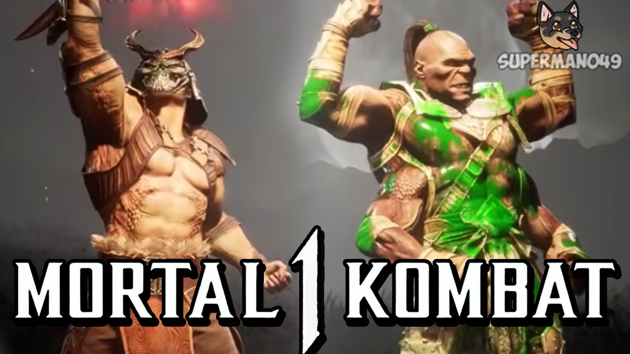 THE ULTIMATE BOOS TEAM OF MK1 - Mortal Kombat 1: Goro & General Shao Gameplay (KBH)