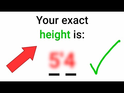 This video will accurately guess your height!