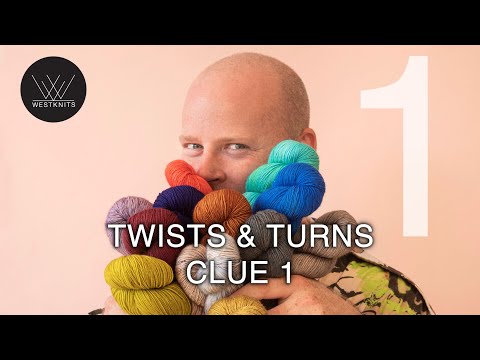 Clue 1 - Twists & Turns Shawl